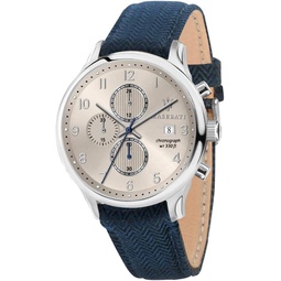 Maserati Mens R8871636004 Gentleman Analog Display Quartz Blue Watch