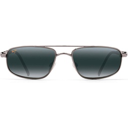 Maui Jim Mens Kahuna Polarized Rectangular Sunglasses