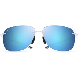 Maui Jim Unisex Sunglasses Grey Frame, Neutral Grey Polarized Lenses, 62MM