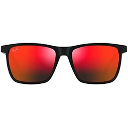 Maui Jim Mens and Womens One Way Polarized Rectangular Sunglasses