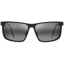 Maui Jim Mens Wana Polarized Rectangular Sunglasses