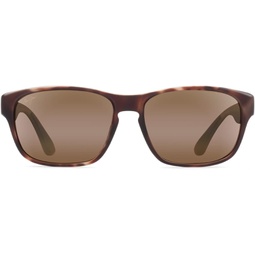 Maui Jim Unisex-Adult Mixed Plate Polarized Rectangular Sunglasses