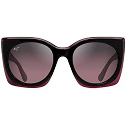 Maui Jim Womens Pakalana W/Patented Polarizedplus2 Lenses Square Sunglasses