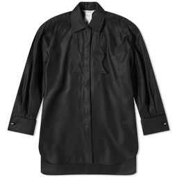 Max Mara Marea Tuxedo Style Shirt Black