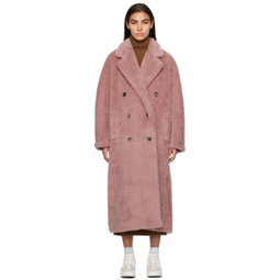 Pink Teddy Bear Coat 232118F059055