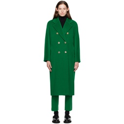 Green Madame Coat 232118F059047