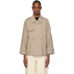 Beige Dtrench Jacket 241118F067004