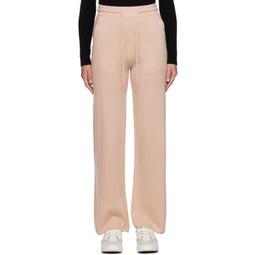Pink Relaxed-Fit Lounge Pants 232118F086004