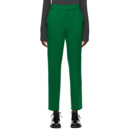 Green Fuoco Trousers 232118F087015