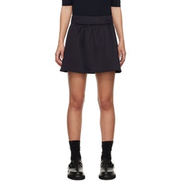 Black Nettuno Miniskirt 241118F090005