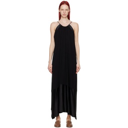 Black Samaria Maxi Dress 241118F052003