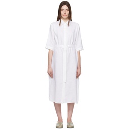 White Prugna Midi Dress 231265F054047