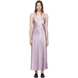 Purple Onda Midi Dress 231265F054041