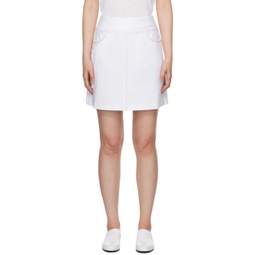 White Nebulus Miniskirt 241265F090001