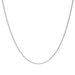 Miansai Rope Chain Necklace Silver