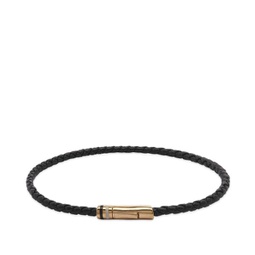 Miansai Juno Leather Bracelet Black