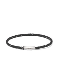 Miansai Juno Rope Bracelet Black & Steel