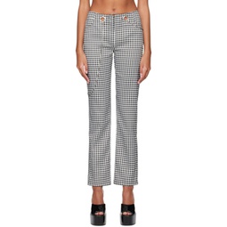 SSENSE Work Capsule Black & White Tommy Trousers 231224F087007