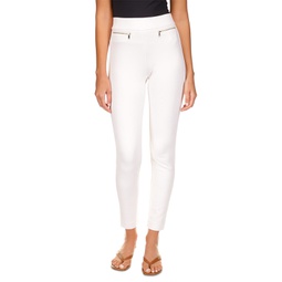 Womens Zip-Pocket Pull-On Trousers