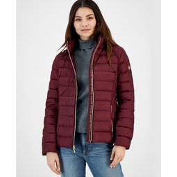 Womens Hooded Packable Down Puffer Coat