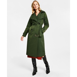 Womens Belted Trench Coat