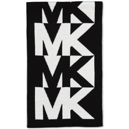 Womens Colorblock Stacked Logos Scarf