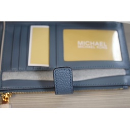 MICHAEL Michael Kors Double Zip Wristlet (DENIM)