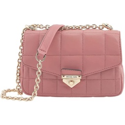 Michael Kors Ladies SoHo Small Quilted Leather Shoulder Bag - Rose
