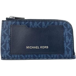 Michael Kors L Zip Wallet (Admiral/ Pale Blue)