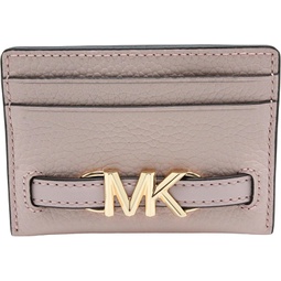 Michael Kors Reed Large Card Holder Wallet MK Signature Logo Leather (Powder Blush)