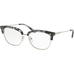 Eyeglasses Michael Kors MK 3023 3214 Black Mosaic/Shiny Silver-ton