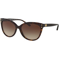 Michael Kors MK2045F Sunglasses 300613-55 - Dark Tortoise Acetate Frame, Brown MK2045F-300613-55