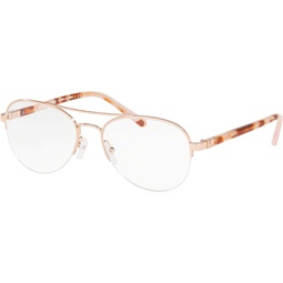 Michael Kors KEY WEST MK3033 Eyeglass Frames 1108-54 - Rose MK3033-1108-54