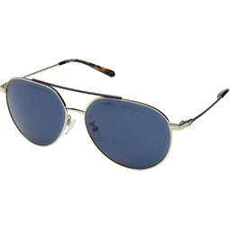 Michael Kors ANTIGUA MK1041 Sunglasses 101480-60 - Mens, Shiny Pale Gold Frame, MK1041-101480-60