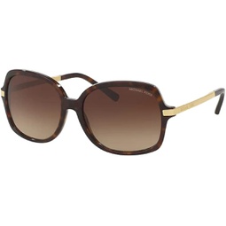 Michael Kors MK2024F Adrianna Square Sunglasses for Women + BUNDLE with Designer iWear Eyewear Care Kit