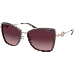Michael Kors MK1067B Corsica Butterfly Sunglasses for Women + BUNDLE With Designer iWear Eyewear Kit