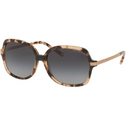 Michael Kors MK2024 ADRIANNA II Square Sunglasses For Women + BUNDLE with Designer iWear Eyewear Care Kit Care Kit