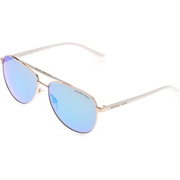 Michael Kors MK5007 104525 Rose Gold White Hvar Pilot Sunglasses Lens Category, 59mm