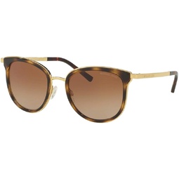 Michael Kors MK1010 ADRIANNA I Square Sunglasses For Women+ BUNDLE with Designer iWear Eyewear Care Kit