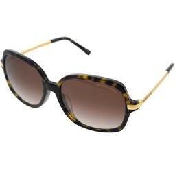 Michael Kors MK2024F Sunglasses 310613-57 - Dk Tortoise/gold MK2024F-310613-57