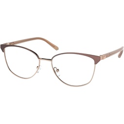 Michael Kors Fernie MK3053 1108 Eyeglasses Frame Satin Brown/Rose Gold 54mm