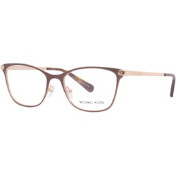 Michael Kors Toronto MK3050 1213 Eyeglasses Womens Satin Brown Full Rim 51mm