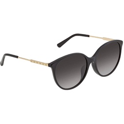 Michael Kors Cruz Bay Dark Grey Gradient Round Ladies Sunglasses MK2168F 30058G 57