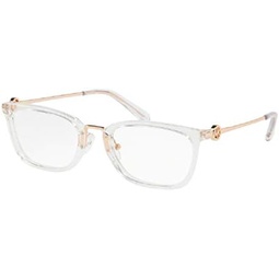 Michael Kors MK4054 CAPTIVA Rectangle Eyeglasses For Women + BUNDLE with Designer iWear Eyewear Care Kit Care Kit