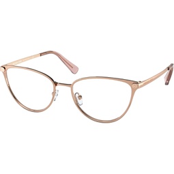 Michael Kors MK 3049 1108 Rose Gold Metal Cat-Eye Eyeglasses 52mm