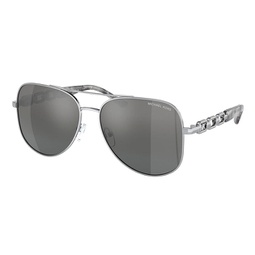 mk 1121 115388 58mm womens aviator sunglasses