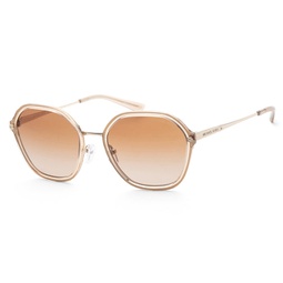 womens mk1114-101413 seoul 56mm light gold sunglasses
