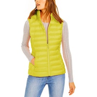 outerwear down puffer vest limeade in bright yellow
