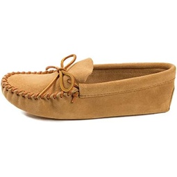 Minnetonka Mens Leather Laced Softsole Moccasin