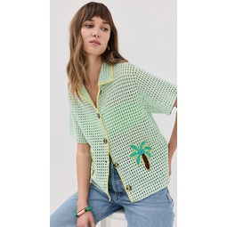 Hand Crochet Palm Tree Shirt
